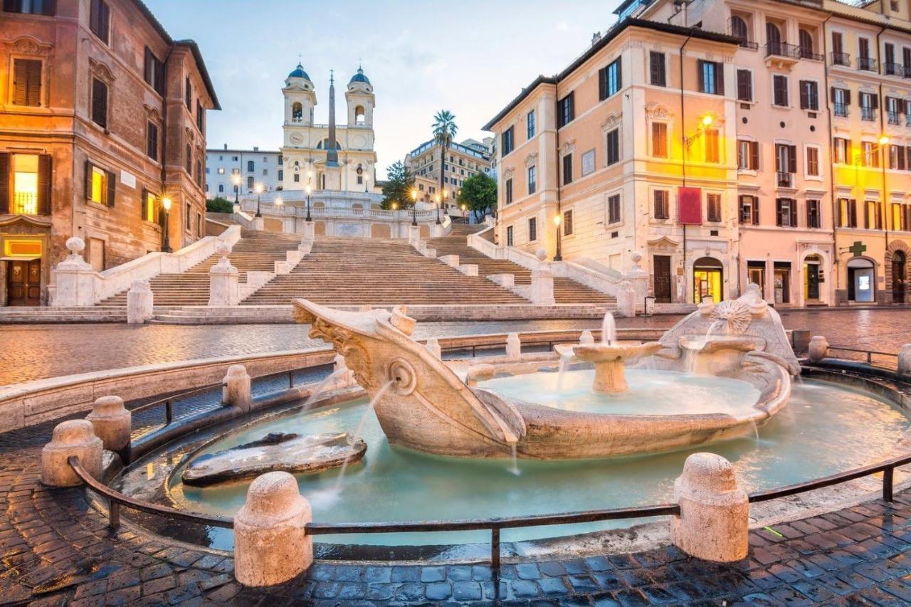 Spanish Steps Rome View Exteriör bild