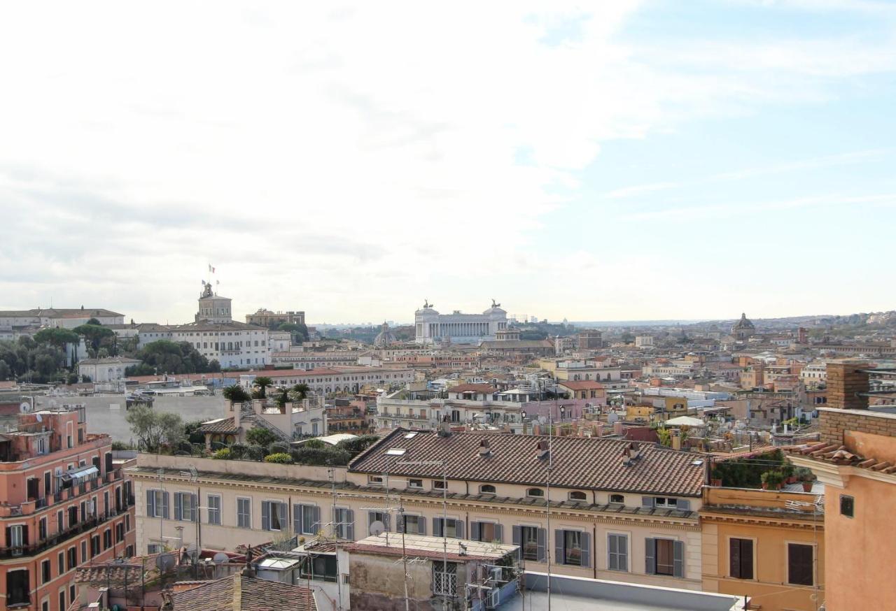 Spanish Steps Rome View Exteriör bild