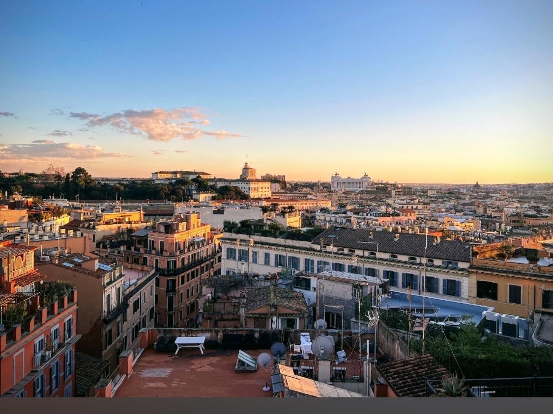 Spanish Steps Rome View Exteriör bild