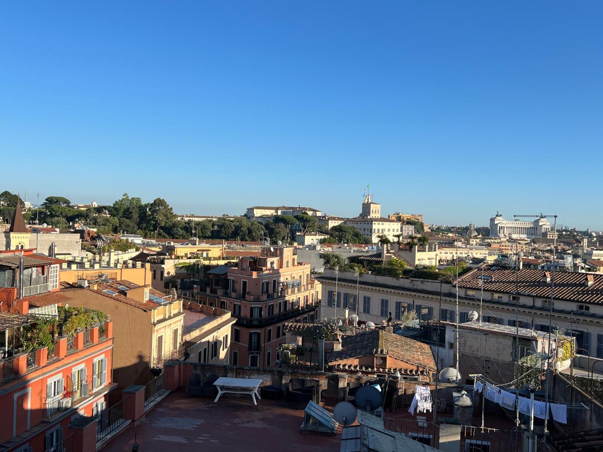Spanish Steps Rome View Exteriör bild