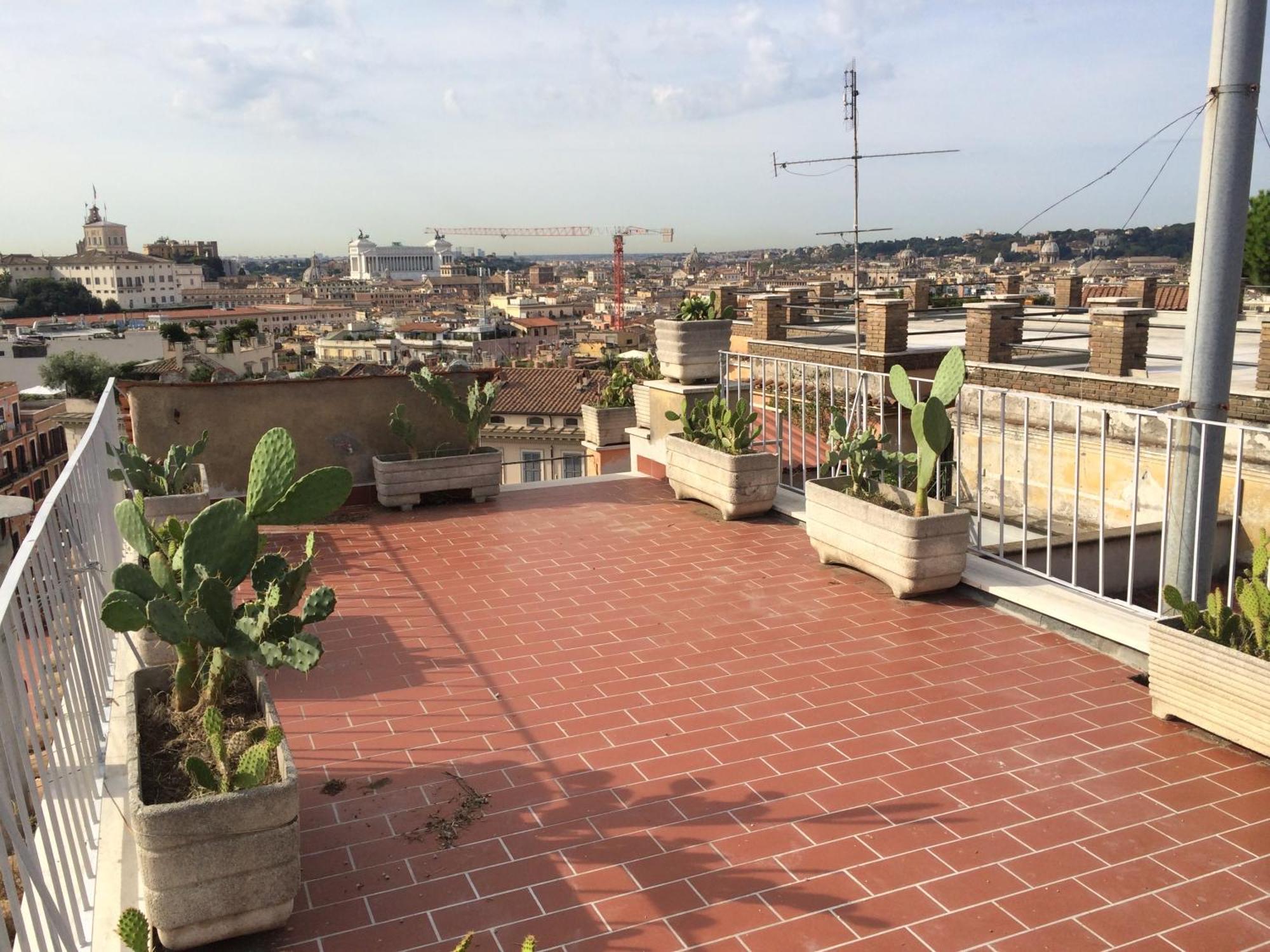 Spanish Steps Rome View Exteriör bild